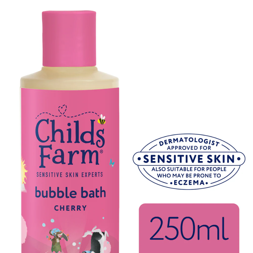 Childs Farm Bubble Bath Cherry 250ml - Image 2