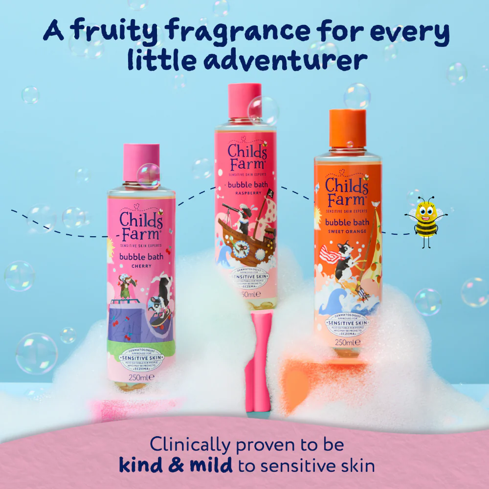 Childs Farm Bubble Bath Cherry 250ml - Image 7