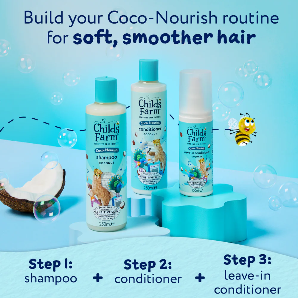 Childs Farm Coco-Nourish Conditioner 250ml - Image 7