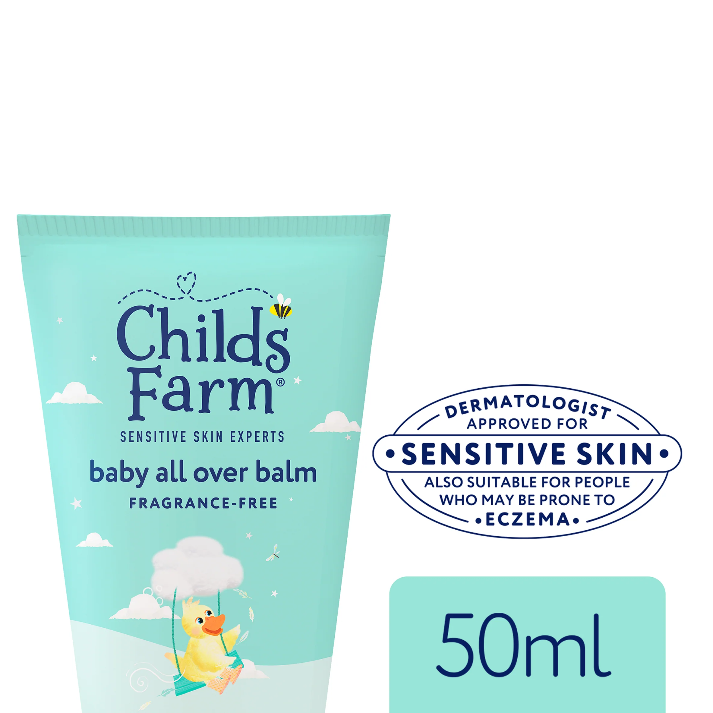 Childs Farm Fragrance-Free Baby All Over Balm 50ml - Image 2