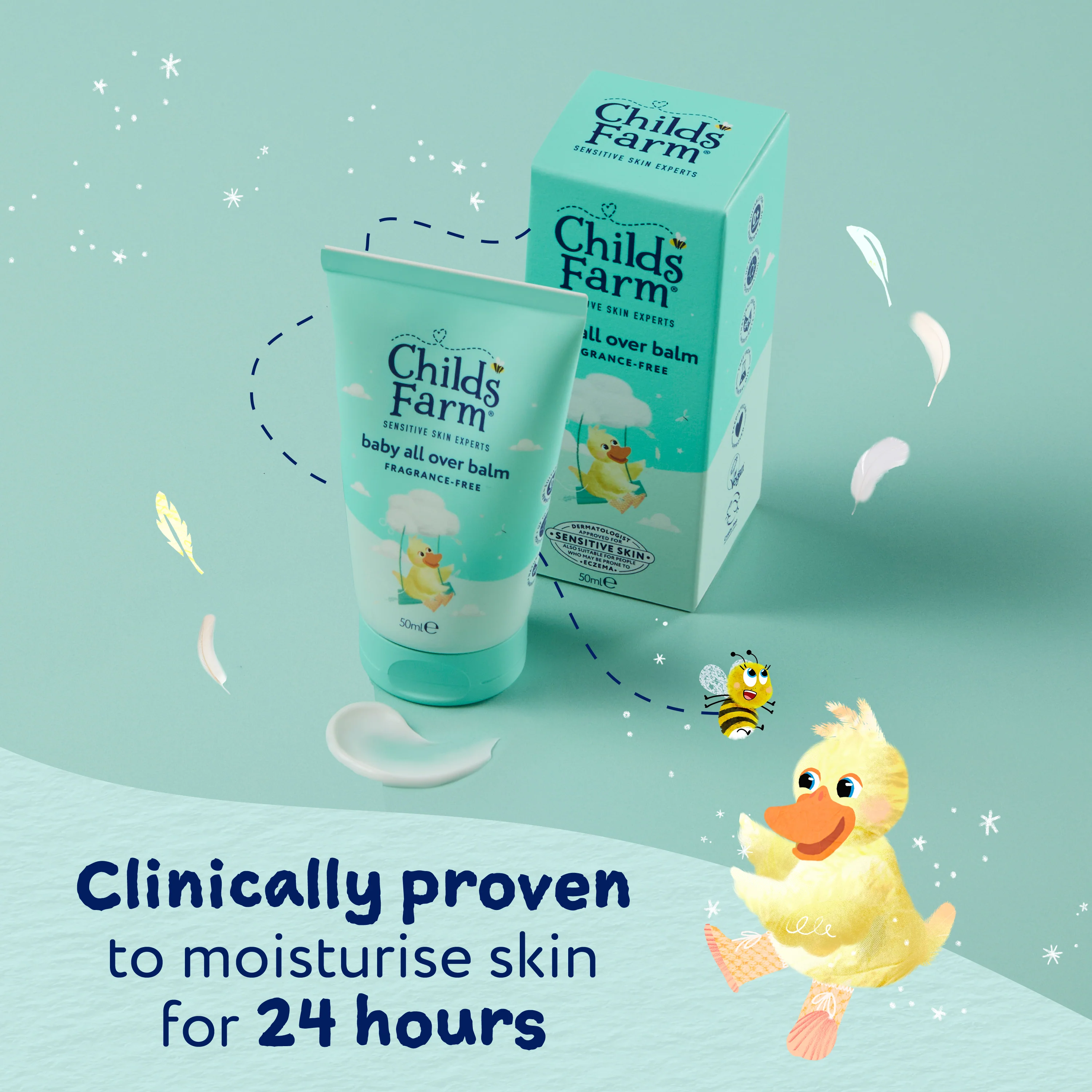 Childs Farm Fragrance-Free Baby All Over Balm 50ml - Image 6