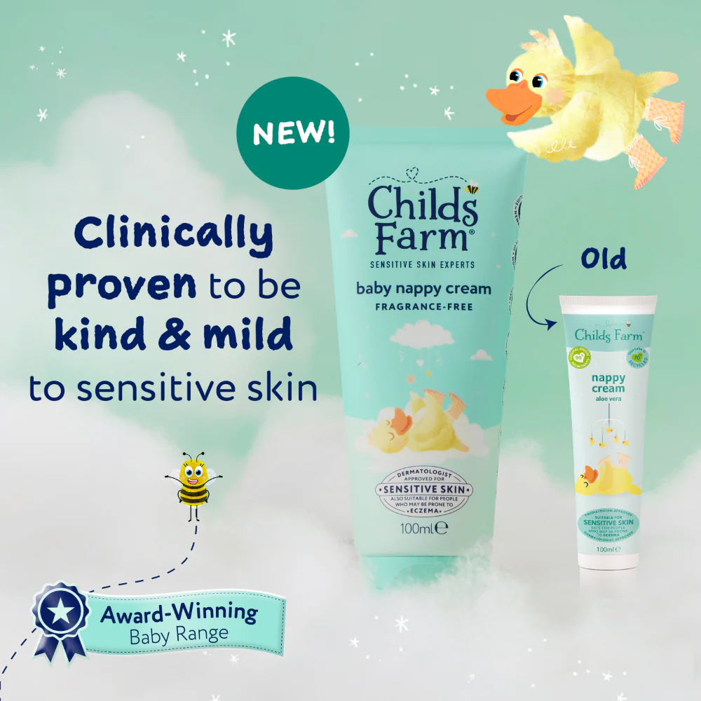 Childs Farm Fragrance-free Baby Nappy Cream 100ml - Image 3