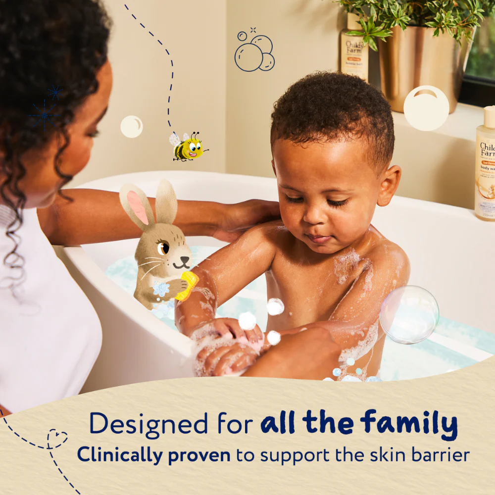 Childs Farm Fragrance Free Baby Oat Derma Wash 250ml - Image 4