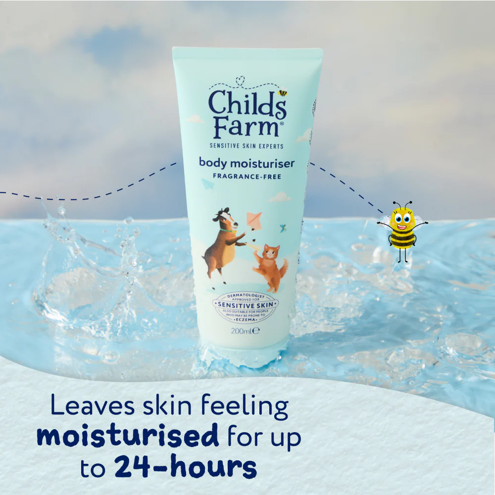Childs Farm Fragrance-Free Kids Body Moisturiser 200ml - Image 6