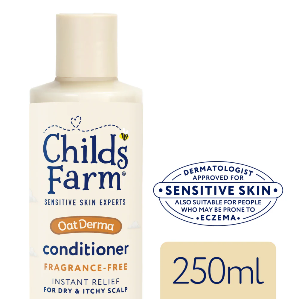 Childs Farm Fragrance-Free Oat Derma Conditioner 250ml - Image 2