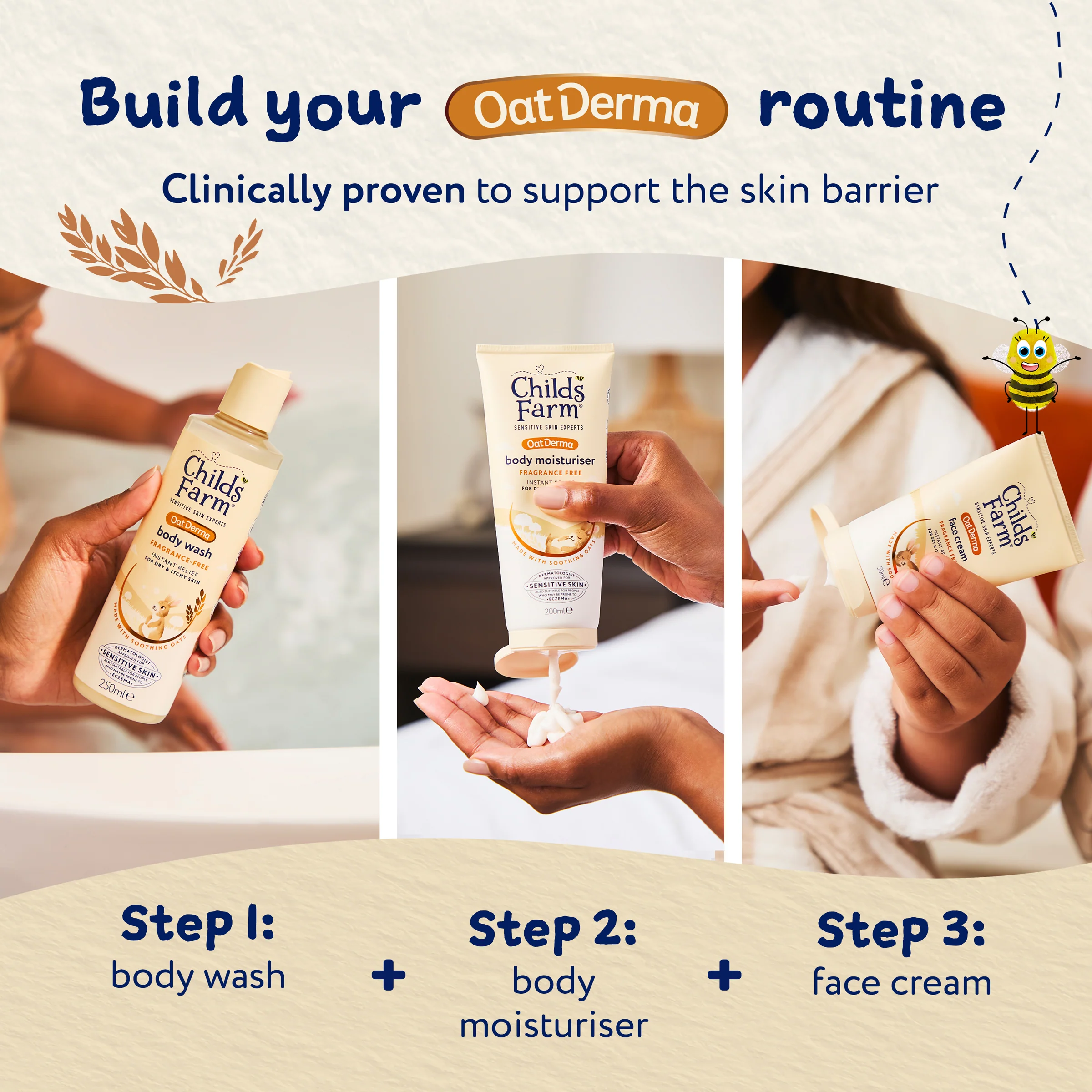 Childs Farm Fragrance-Free Oat Derma Face Cream 50ml - Image 7