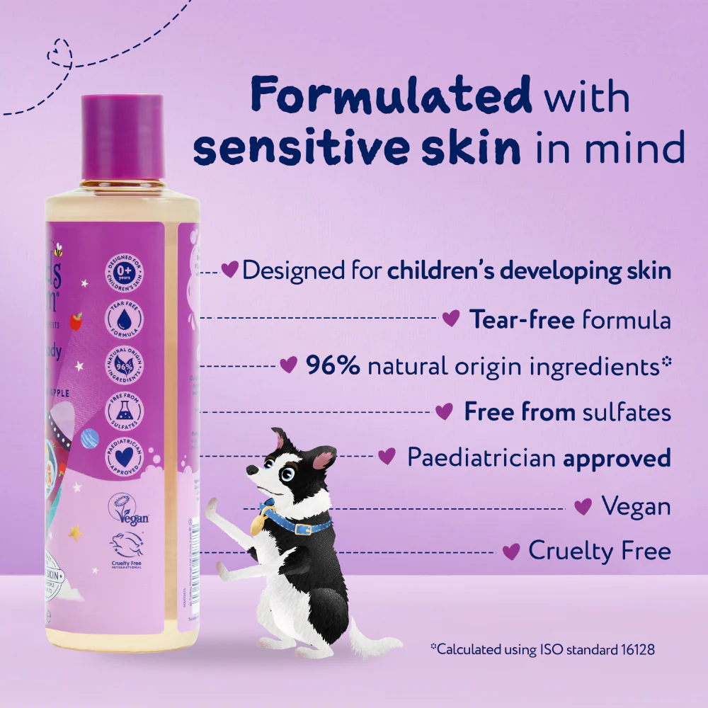 Childs Farm Hair & Body Wash Blackberry & Organic Apple 250ml - Image 8