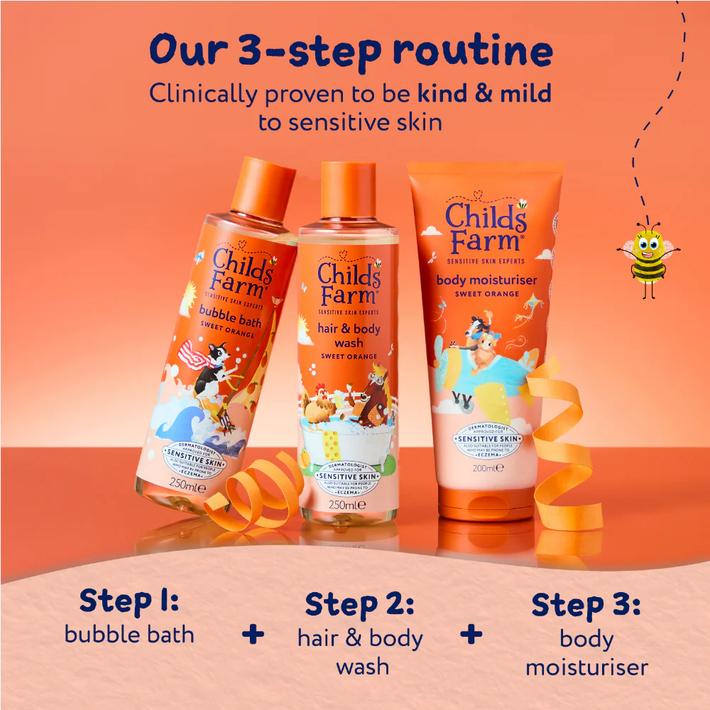 Childs Farm Hair & Body Wash Sweet Orange 250ml - Image 7
