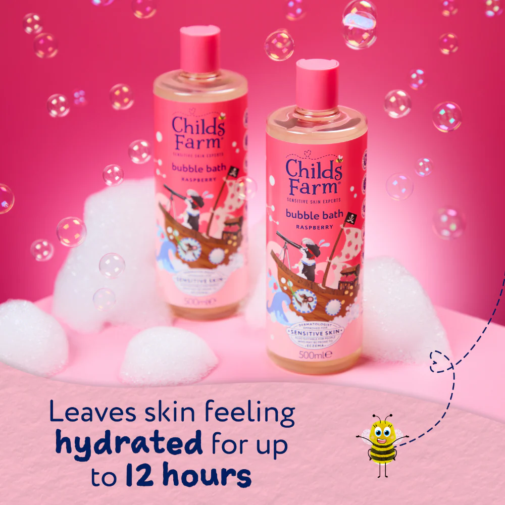 Childs Farm Kids Bubble Bath Raspberry 500ml - Image 6