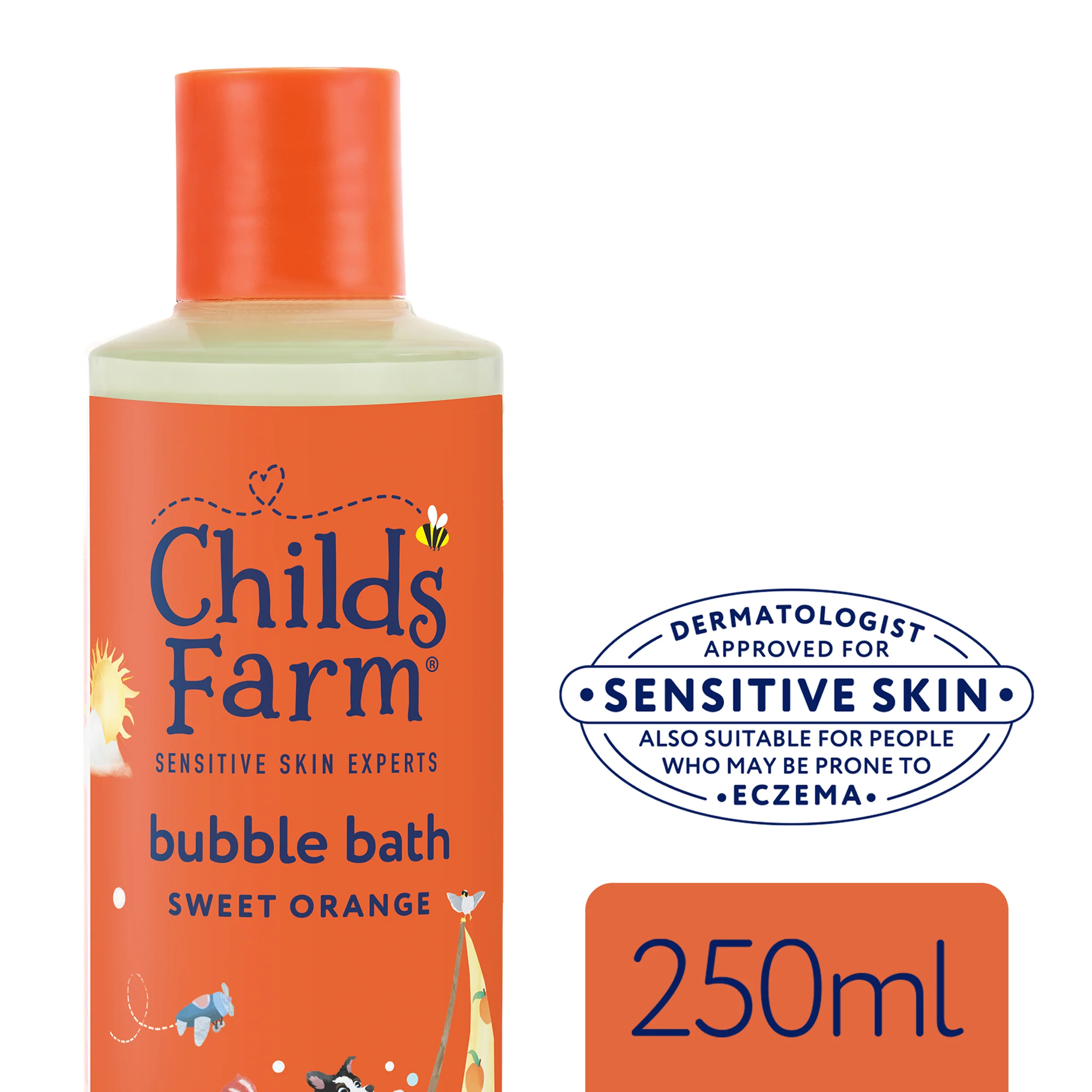 Childs Farm Kids Bubble Bath Sweet Orange 250ml - Image 2