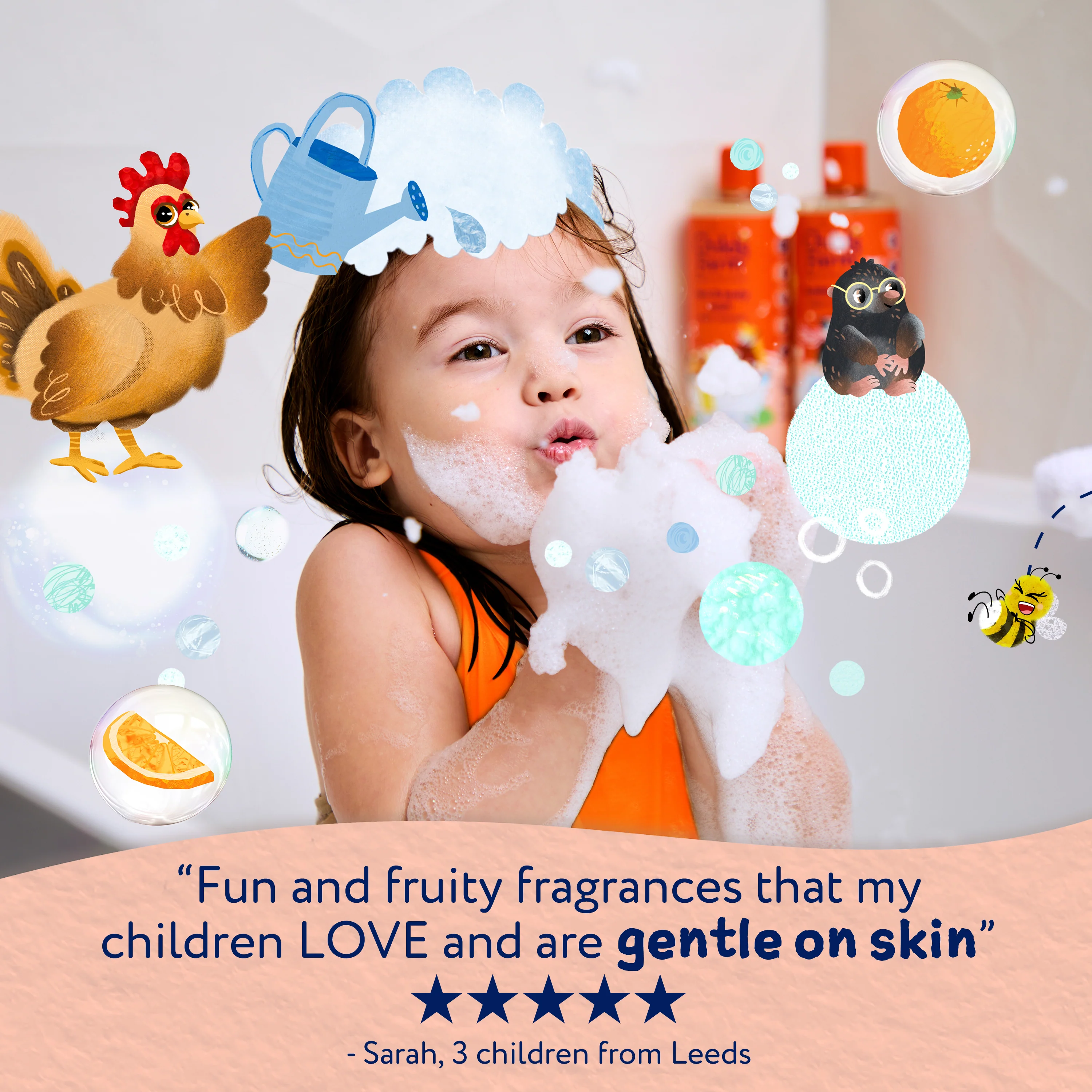Childs Farm Kids Bubble Bath Sweet Orange 250ml - Image 4
