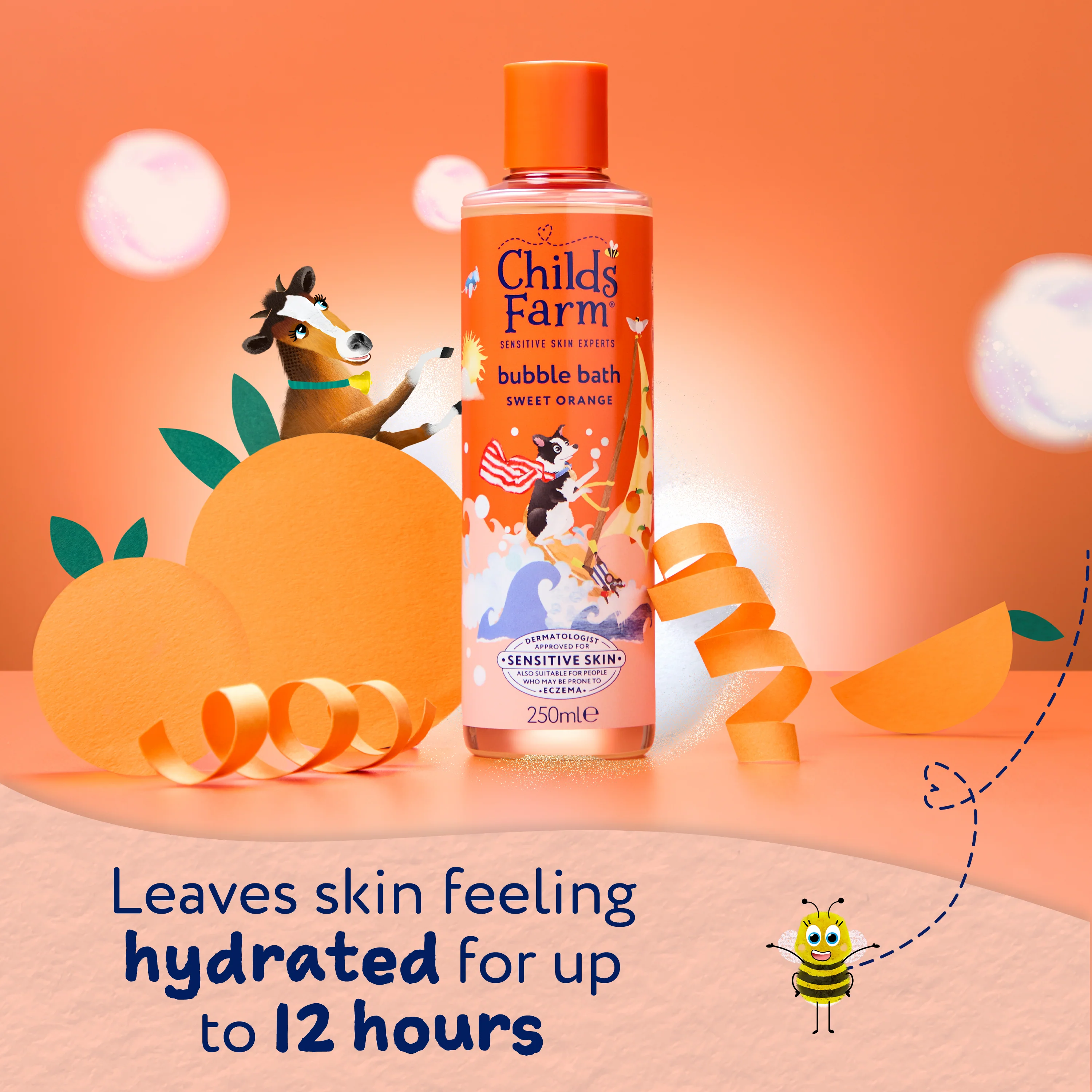 Childs Farm Kids Bubble Bath Sweet Orange 250ml - Image 6