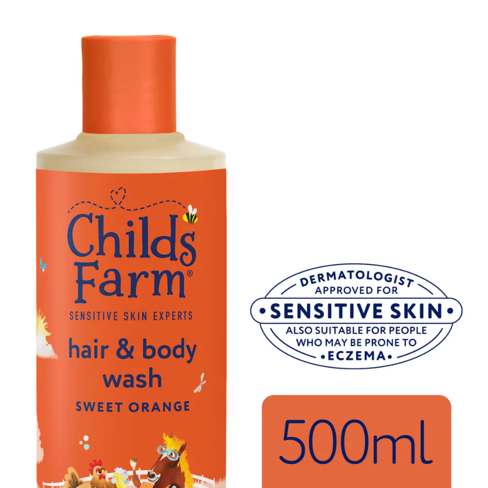 Childs Farm Kids Hair & Body Wash Sweet Orange 500ml - Image 2