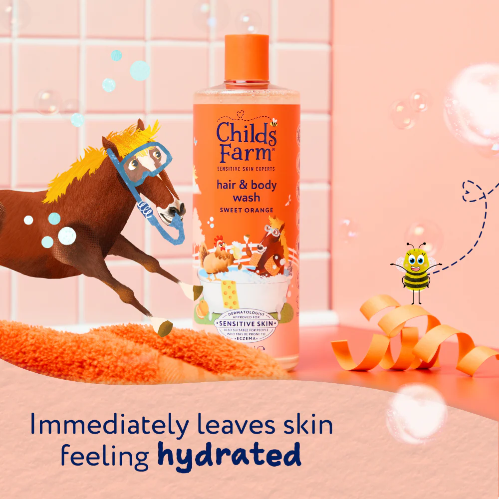 Childs Farm Kids Hair & Body Wash Sweet Orange 500ml - Image 6