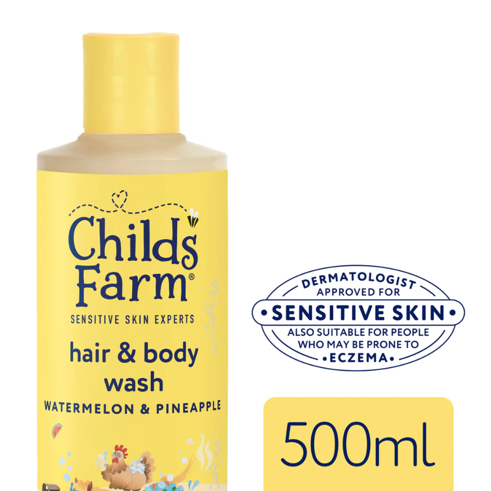 Childs Farm Kids Hair & Body Wash Watermelon & Pineapple 500ml - Image 2