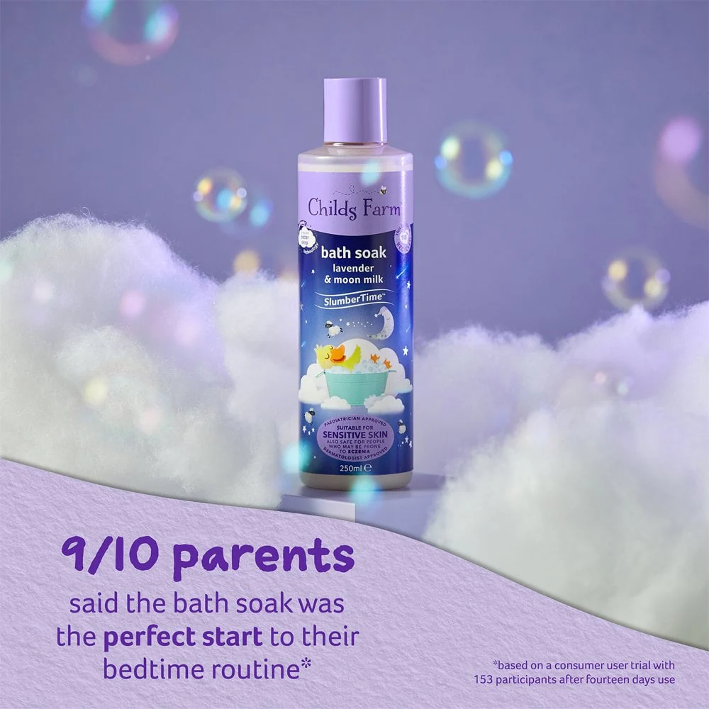 Childs Farm Lavender & Moon Milk SlumberTime Bath Soak 250ml - Image 3