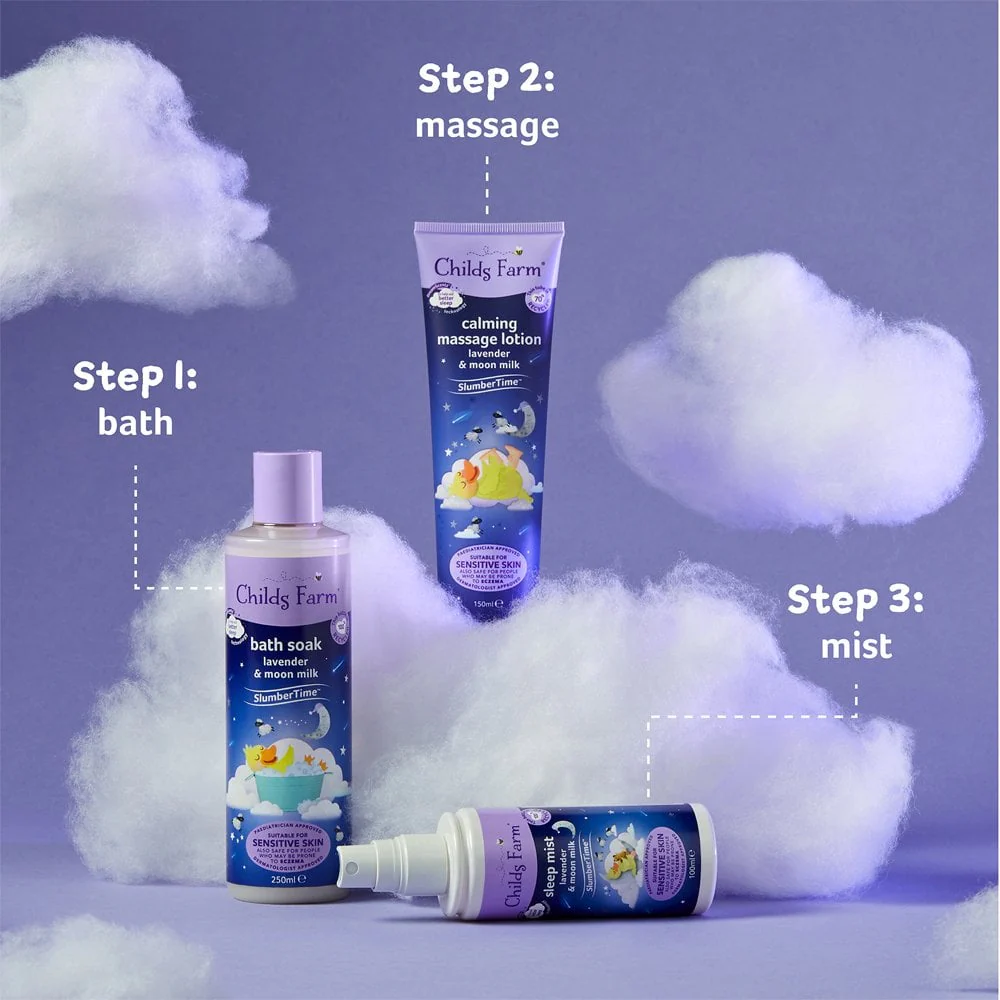 Childs Farm Lavender & Moon Milk SlumberTime Bath Soak 250ml - Image 5
