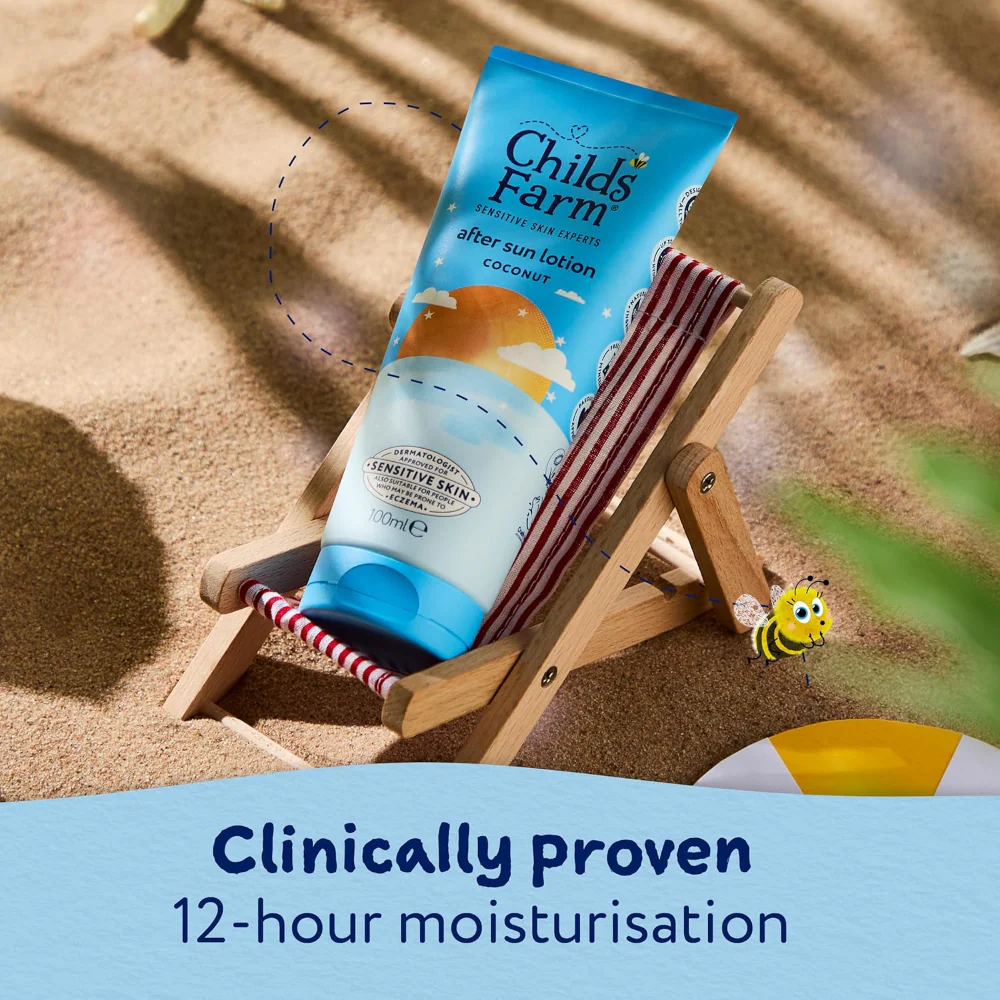 Childs Farm Organic Coconut & Aloe Vera Natural After Sun Lotion 100ml - Image 4
