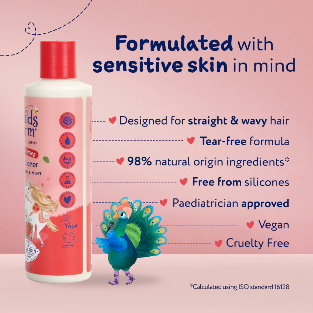 Childs Farm Strawberry & Organic Mint Conditioner 250ml - Image 8