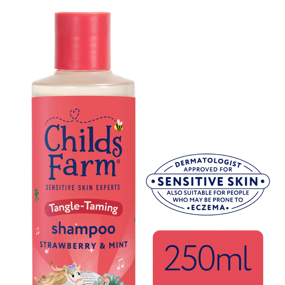 Childs Farm Strawberry & Organic Mint Shampoo 250ml - Image 2