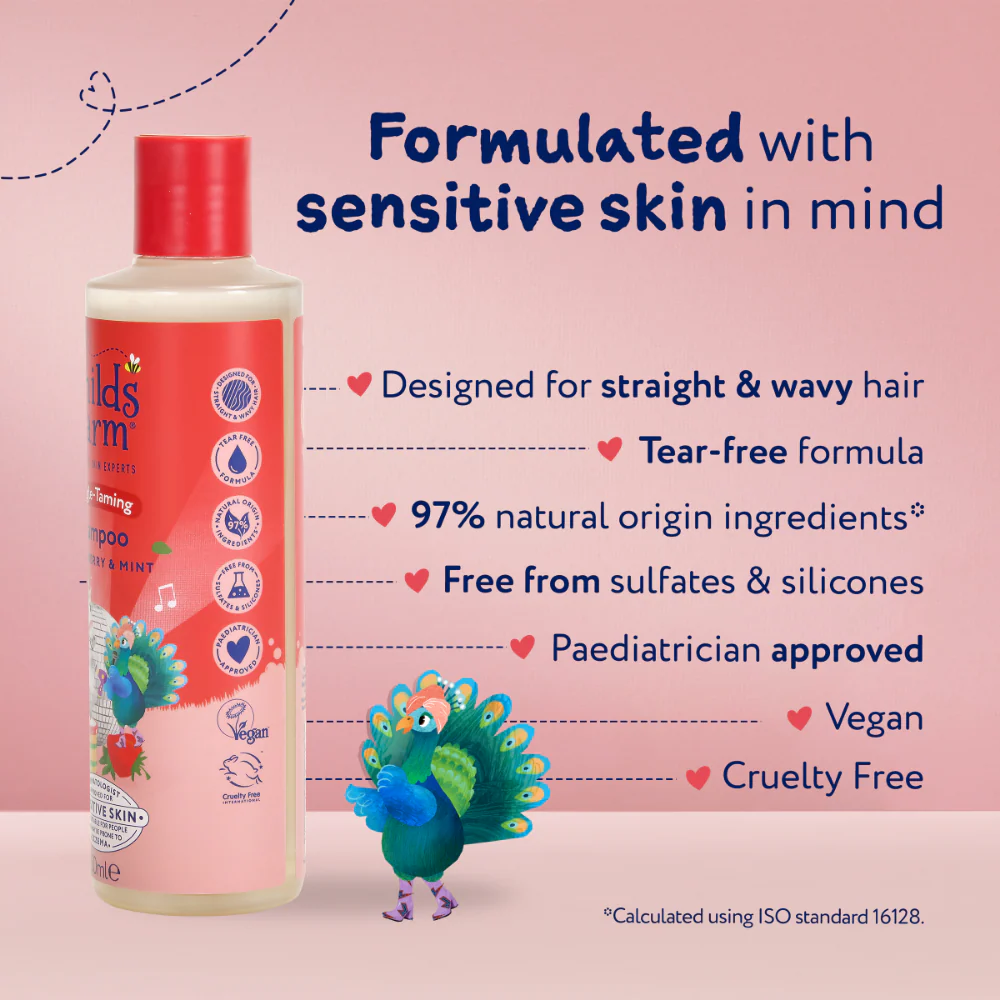 Childs Farm Strawberry & Organic Mint Shampoo 250ml - Image 8