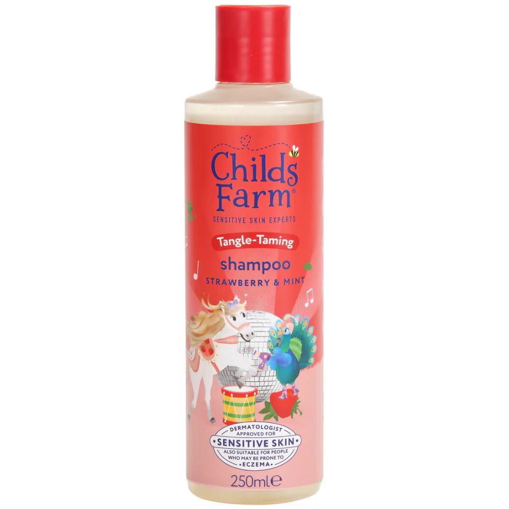 Childs Farm Strawberry & Organic Mint Shampoo & Conditioner Twin 2 x 250ml - Image 2