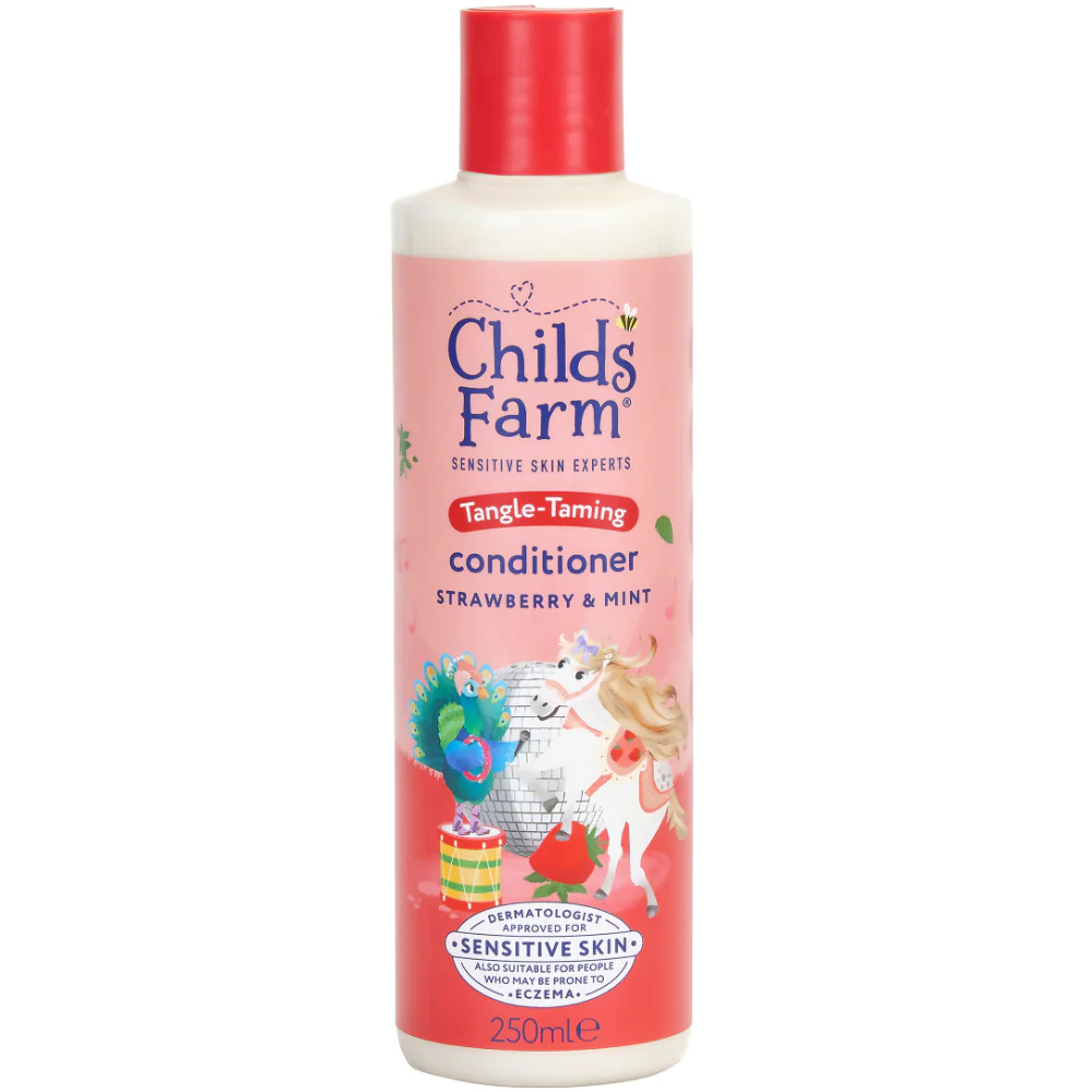 Childs Farm Strawberry & Organic Mint Shampoo & Conditioner Twin 2 x 250ml - Image 3