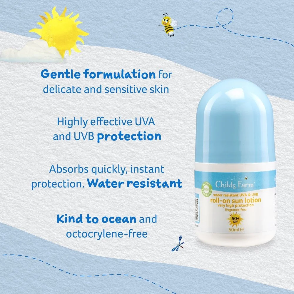 Childs Farm Sunscreen Roll On SPF50+ 50ml - Image 4