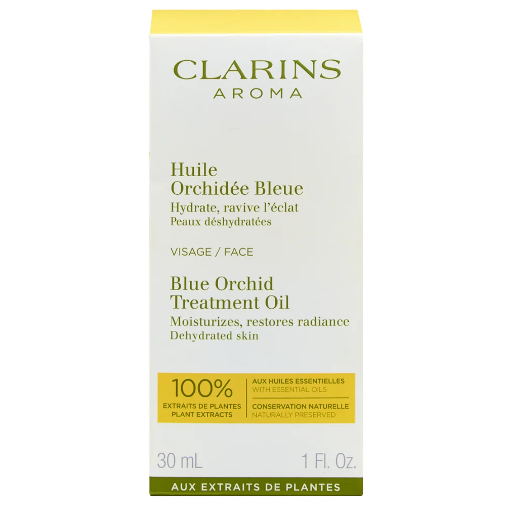 Clarins Blue Orchid Moisturising Treatment Oil 30ml - Image 3