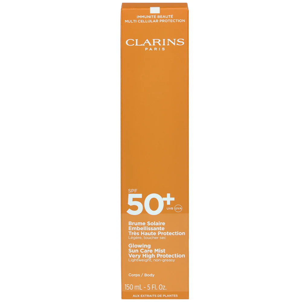 Clarins Glowing Sun Care Body Mist SPF50+ 150ml - Image 3