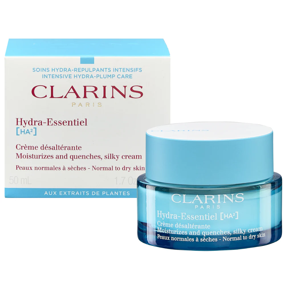 Clarins Hydra-Essentiel HA Silky Day Cream for Normal To Dry Skin 50ml - Image 2