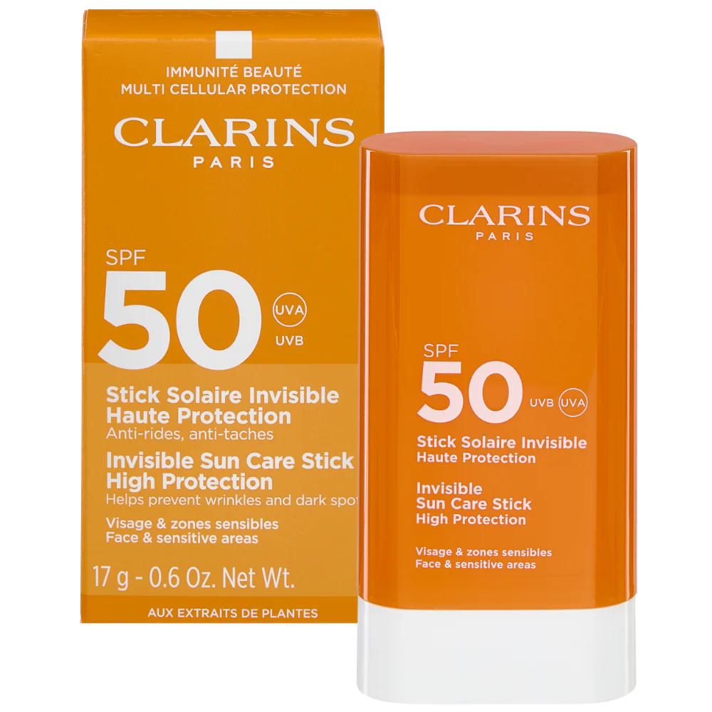 Clarins Invisible Sun Care Stick SPF50 17g - Image 2