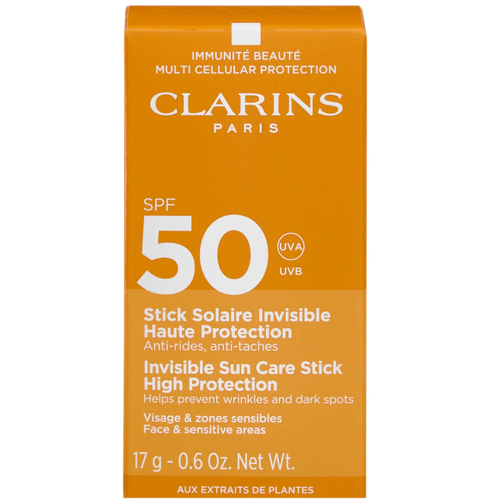 Clarins Invisible Sun Care Stick SPF50 17g - Image 3