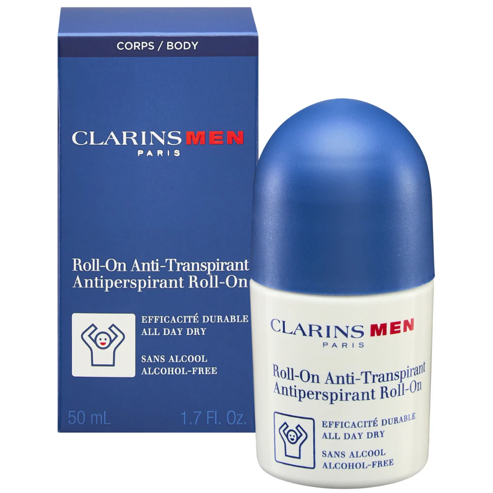 Clarins Men Anti-Transparent Anti-Perspirant Deodorant Roll-On 50ml - Image 2
