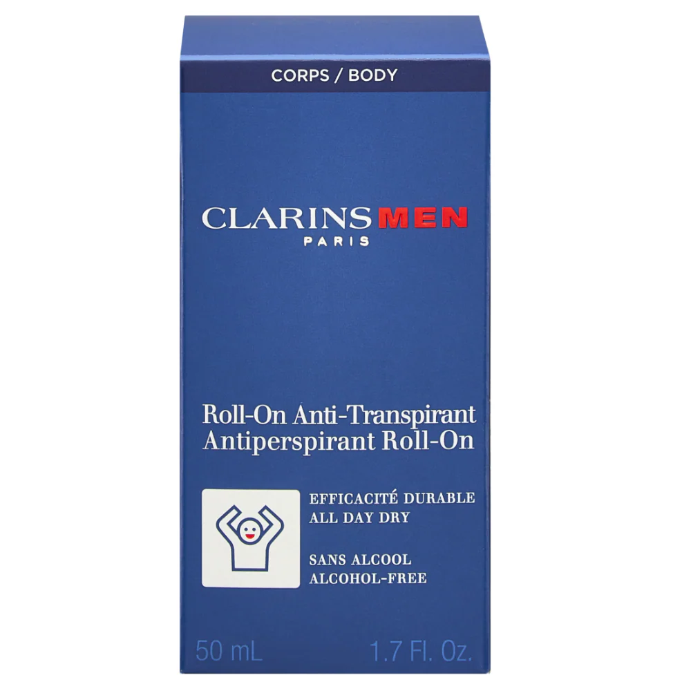 Clarins Men Anti-Transparent Anti-Perspirant Deodorant Roll-On 50ml - Image 3