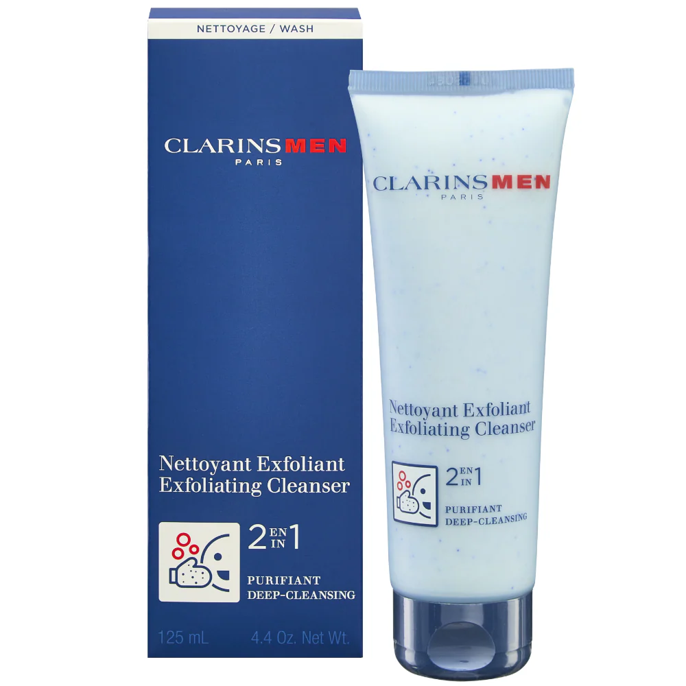 Clarins Men Deep Cleansing Exfoliating Cleanser 125ml - Image 2