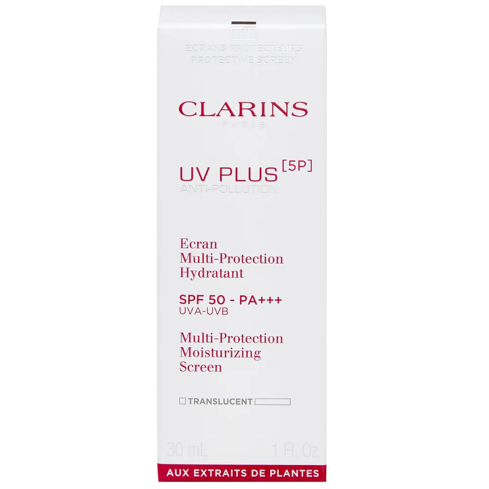 Clarins Sun UV Plus 5P Anti-Pollution Multi-Protection Moisturising Translucent Sunscreen SPF50+ 30ml - Image 3