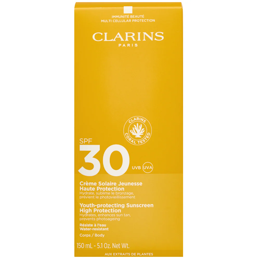 Clarins Sun Youth-Protecting Body Sunscreen SPF30 150ml - Image 3