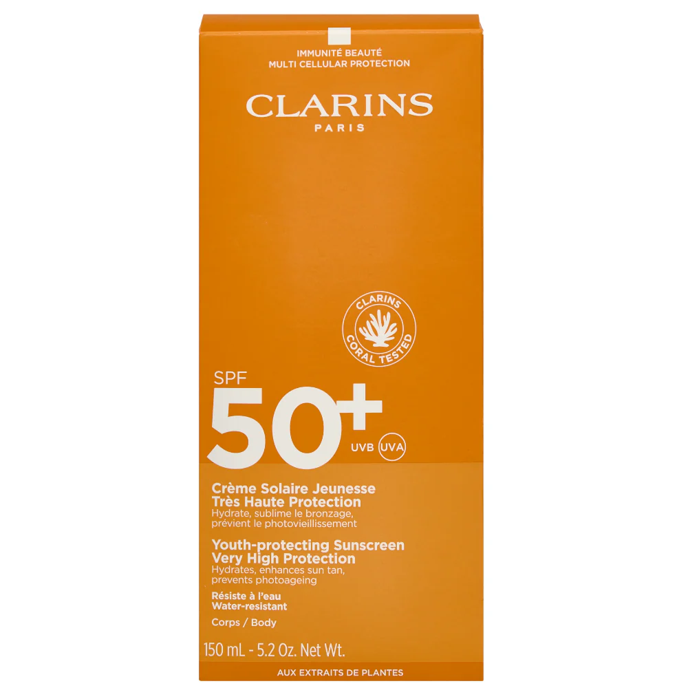 Clarins Sun Youth-Protecting Body Sunscreen SPF50 150ml - Image 3