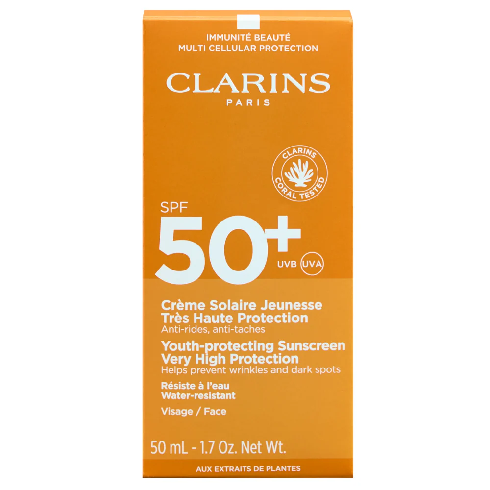 Clarins Sun Youth-Protecting Face Sunscreen SPF50+ 50ml - Image 3