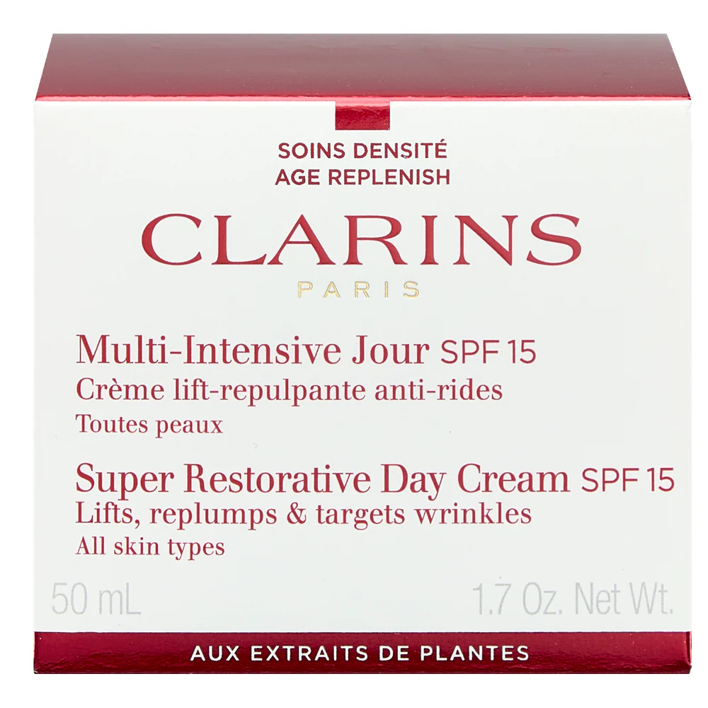 Clarins Super Restorative Day Cream for All Skin Types SPF15 50ml - Image 3