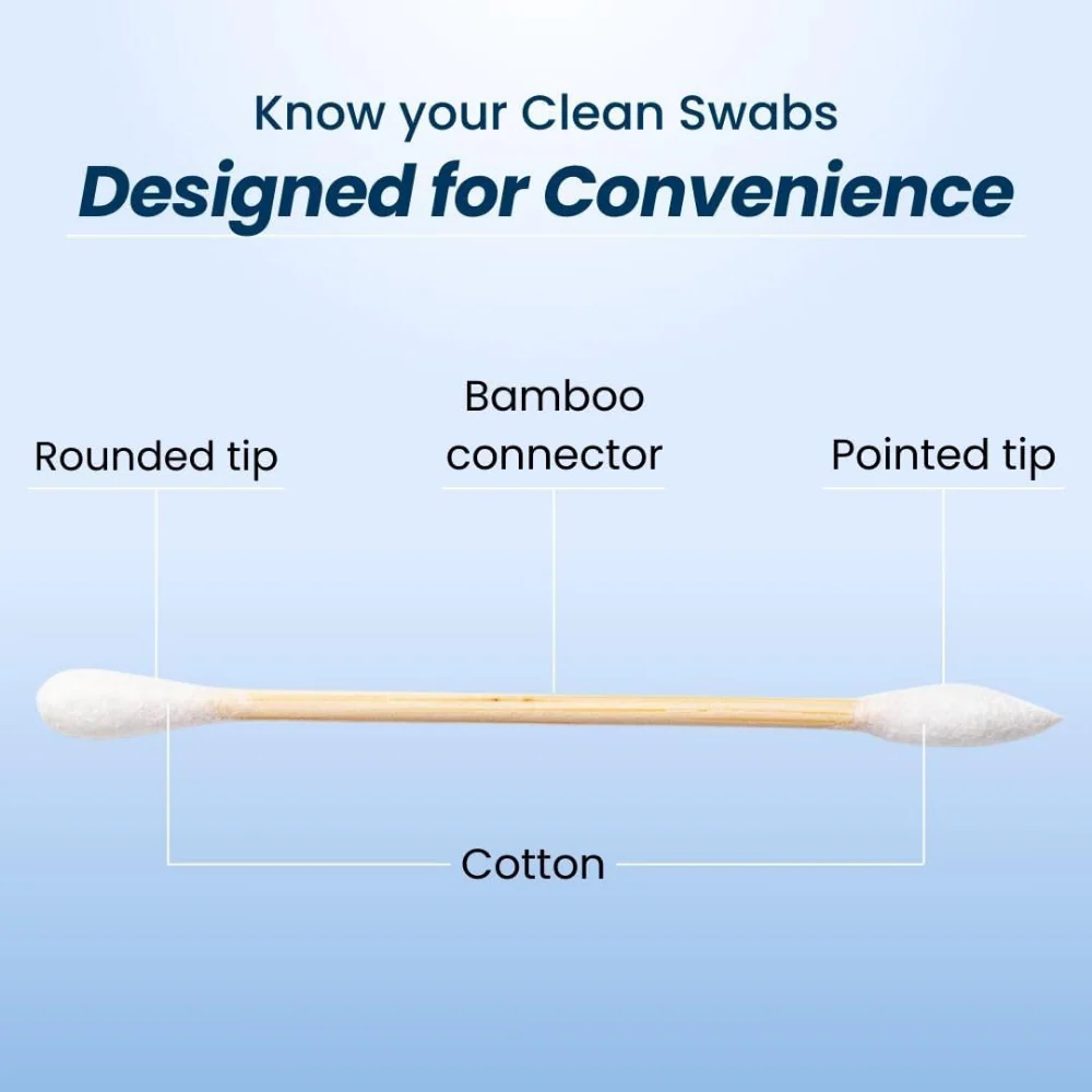 Clean Skin Club Double-Sided Precision Tip Club Clean Swabs x500 - Image 3