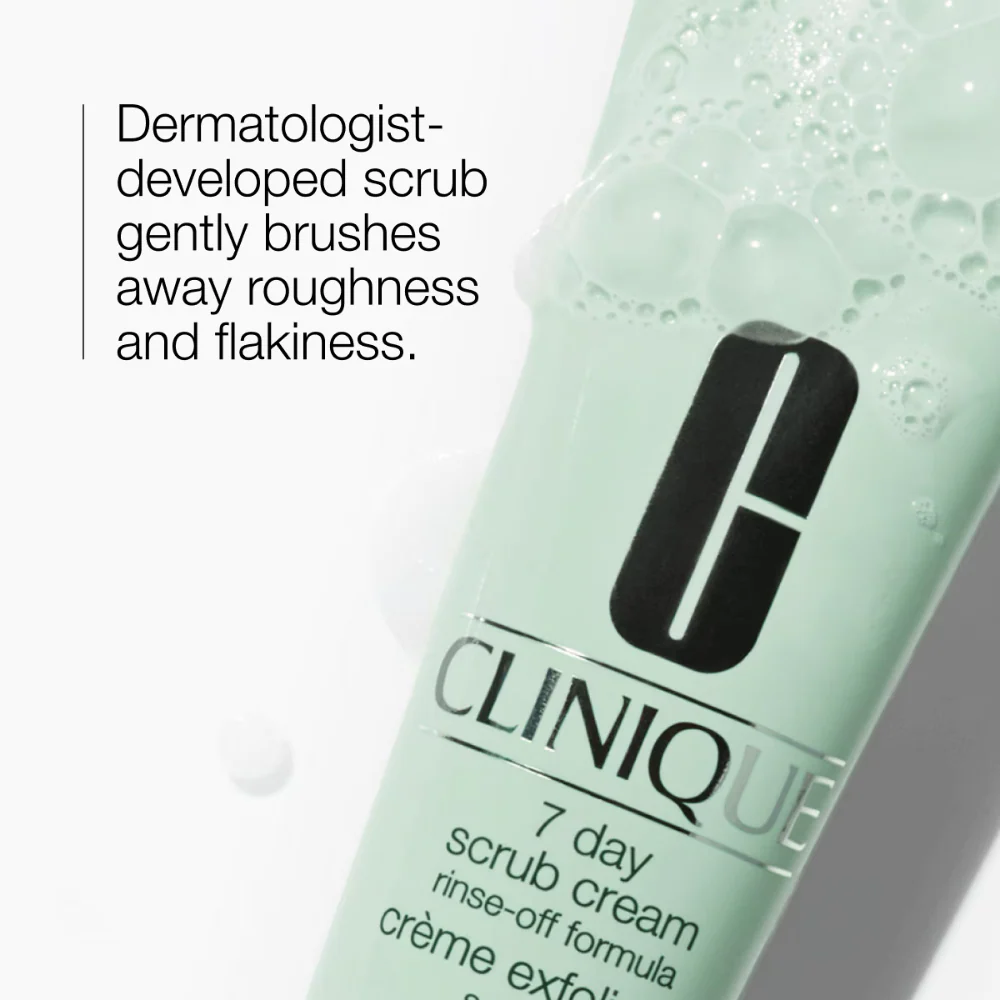 Clinique 7-Day Scrub Cream Rinse-Off Formula 100ml - Image 2