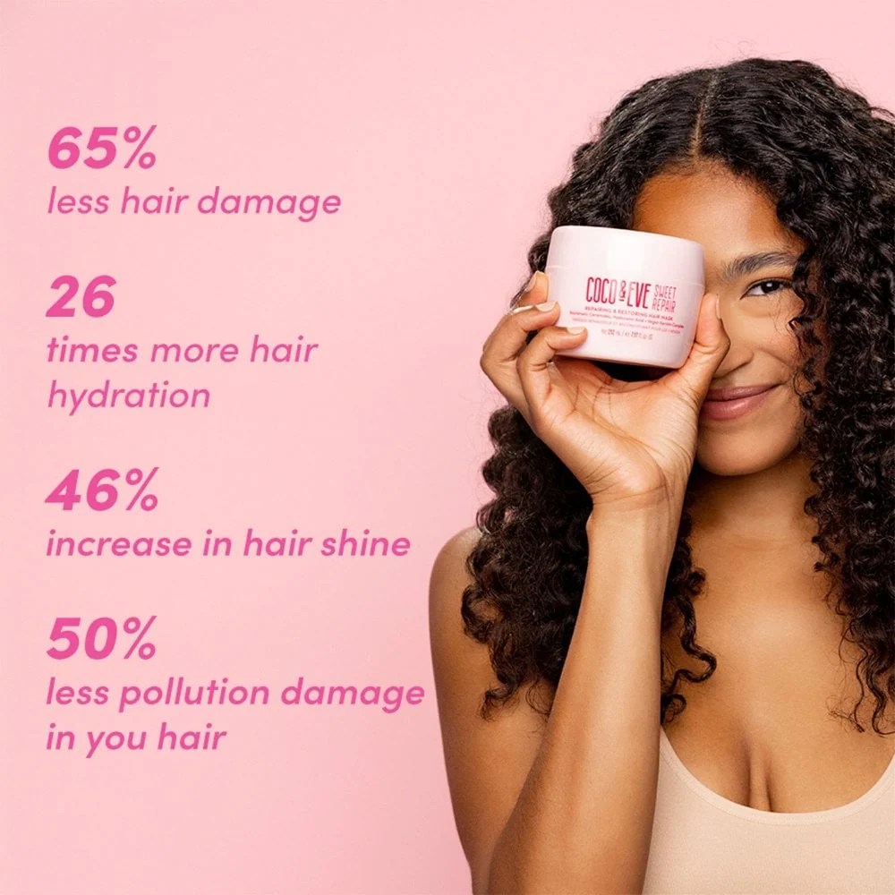 Coco & Eve Sweet Repair Repairing & Restoring Hair Mask 60ml - Image 3