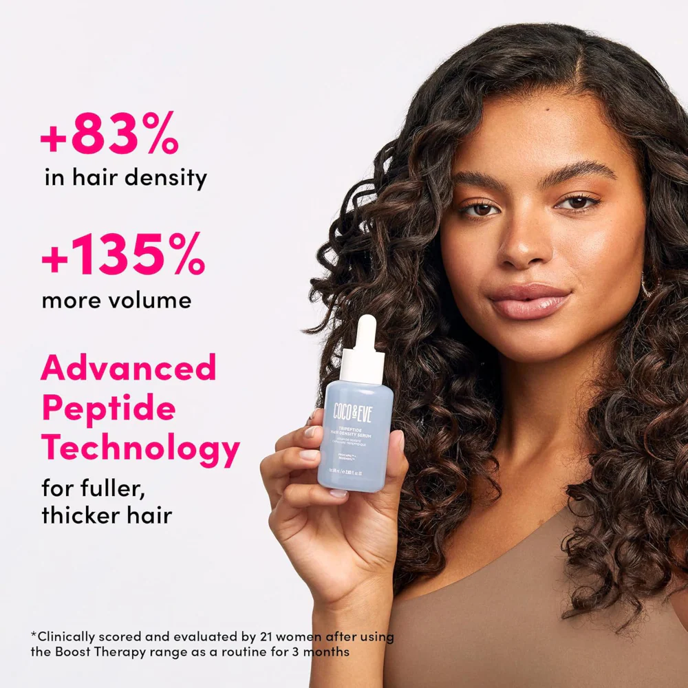 Coco & Eve Tripeptide Hair Density Serum 60ml - Image 3