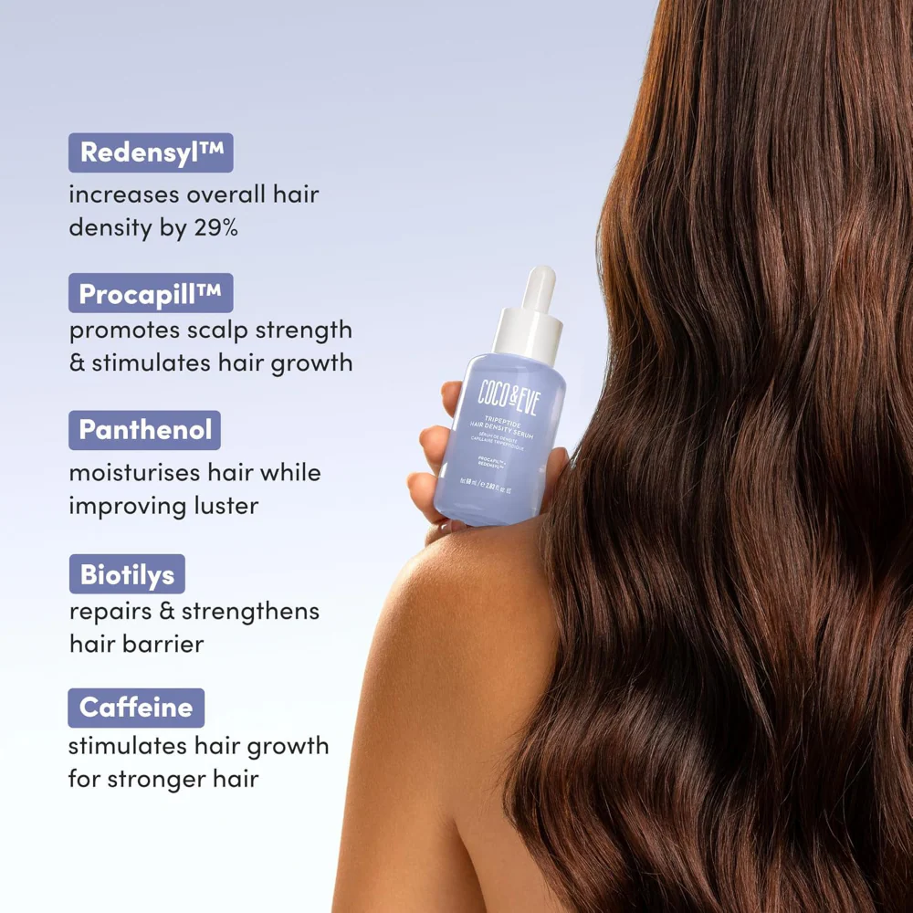 Coco & Eve Tripeptide Hair Density Serum 60ml - Image 5
