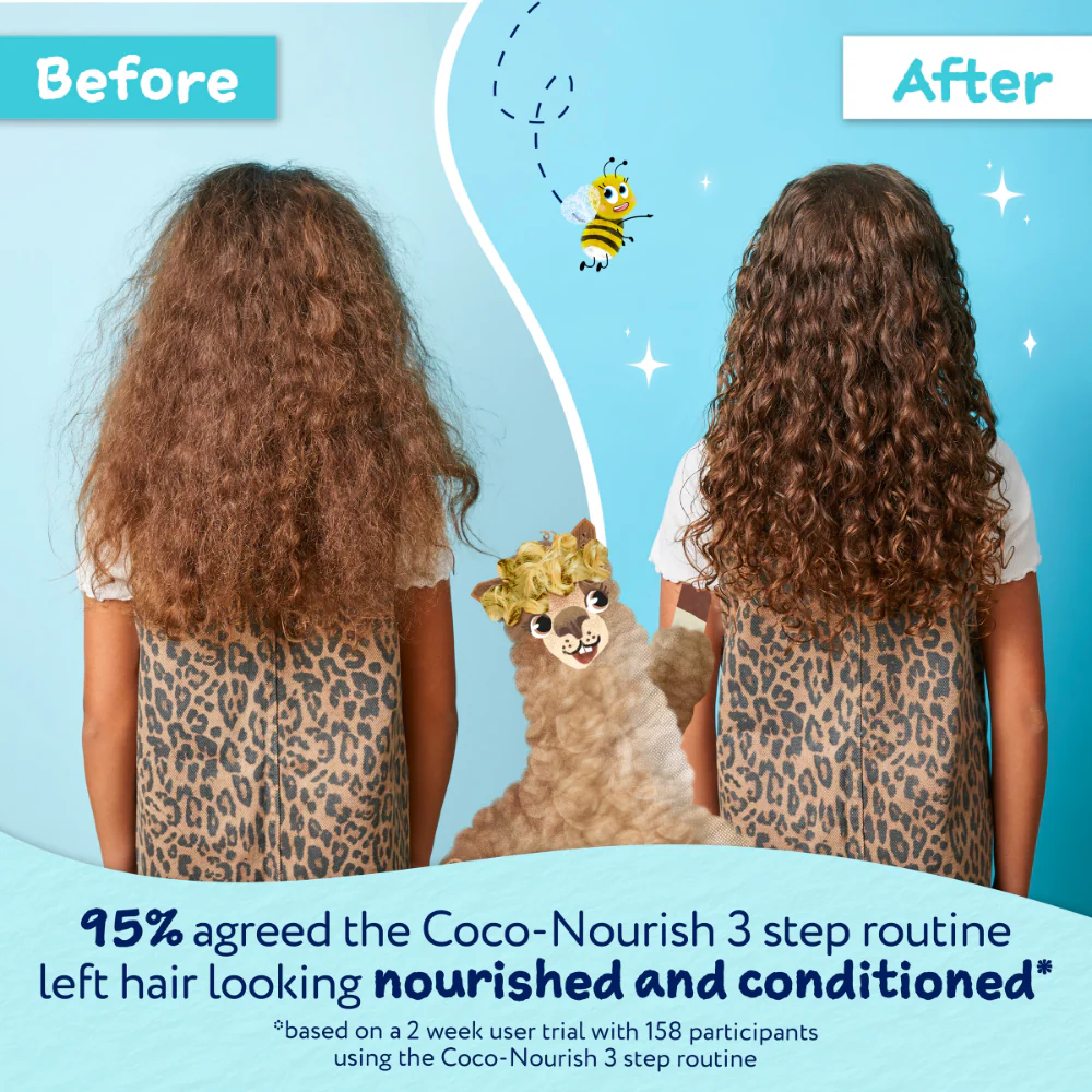 Coco-Nourish Shampoo & Conditioner Twin 2 x 250ml - Image 4