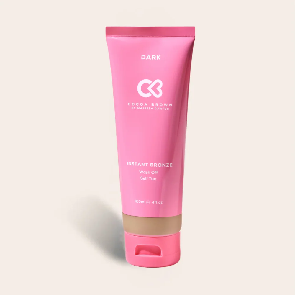 Cocoa Brown Instant Bronze Wash Off Self Tan Lotion Dark 120ml - Image 2