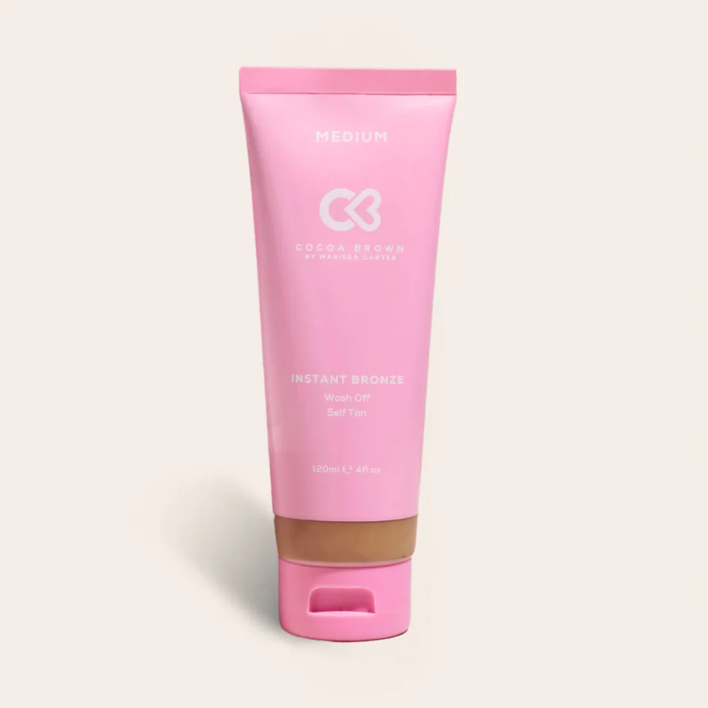 Cocoa Brown Instant Bronze Wash Off Self Tan Lotion Medium 120ml - Image 2