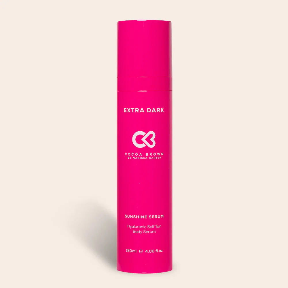 Cocoa Brown Sunshine Serum Hyaluronic Self Tan Body Extra Dark 120ml - Image 2